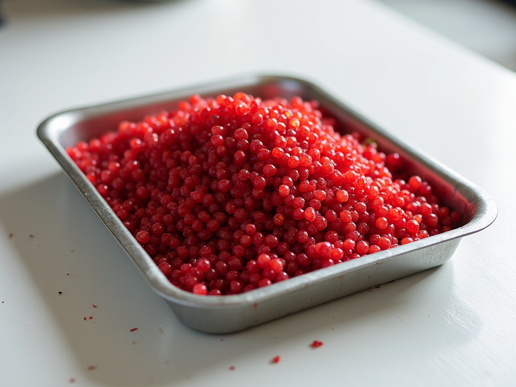 Raw and cooked amaranth grains