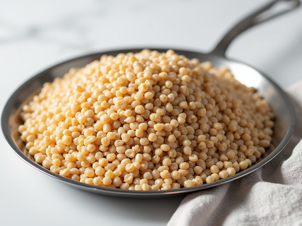 Raw and cooked buckwheat grains