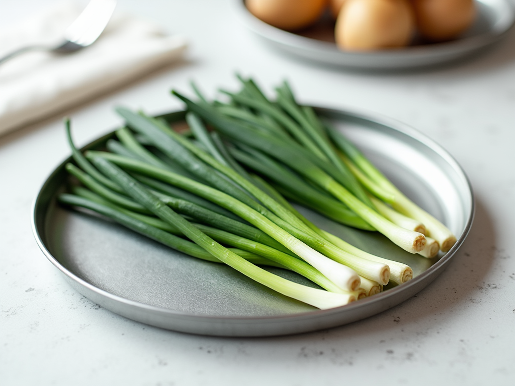 Fresh green chives