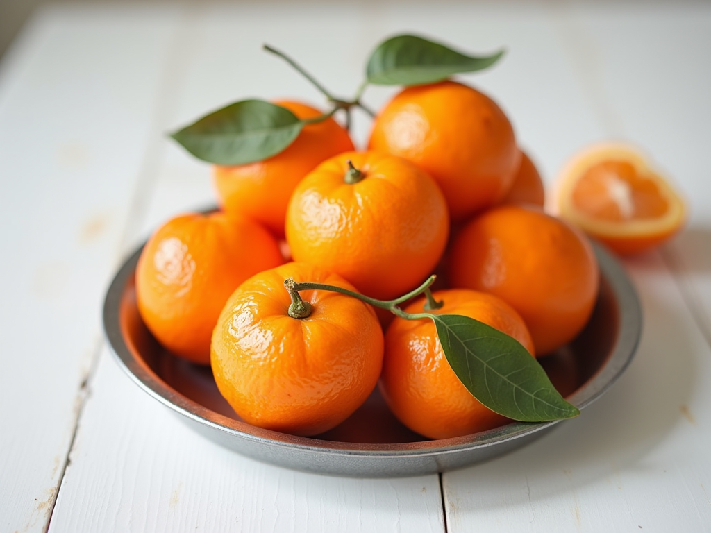 Fresh ripe clementine fruit