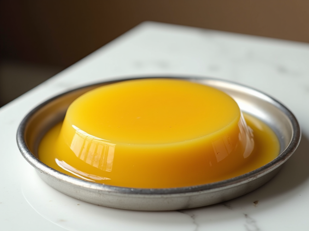 Clarified butter (ghee) in a glass jar