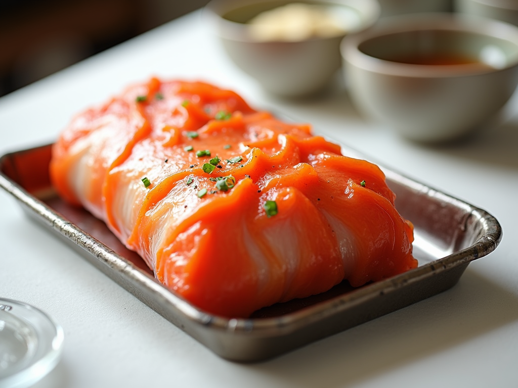 Traditional Korean fermented cabbage dish