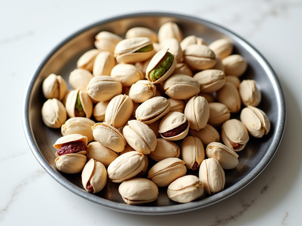 Raw pistachios in and out of shell