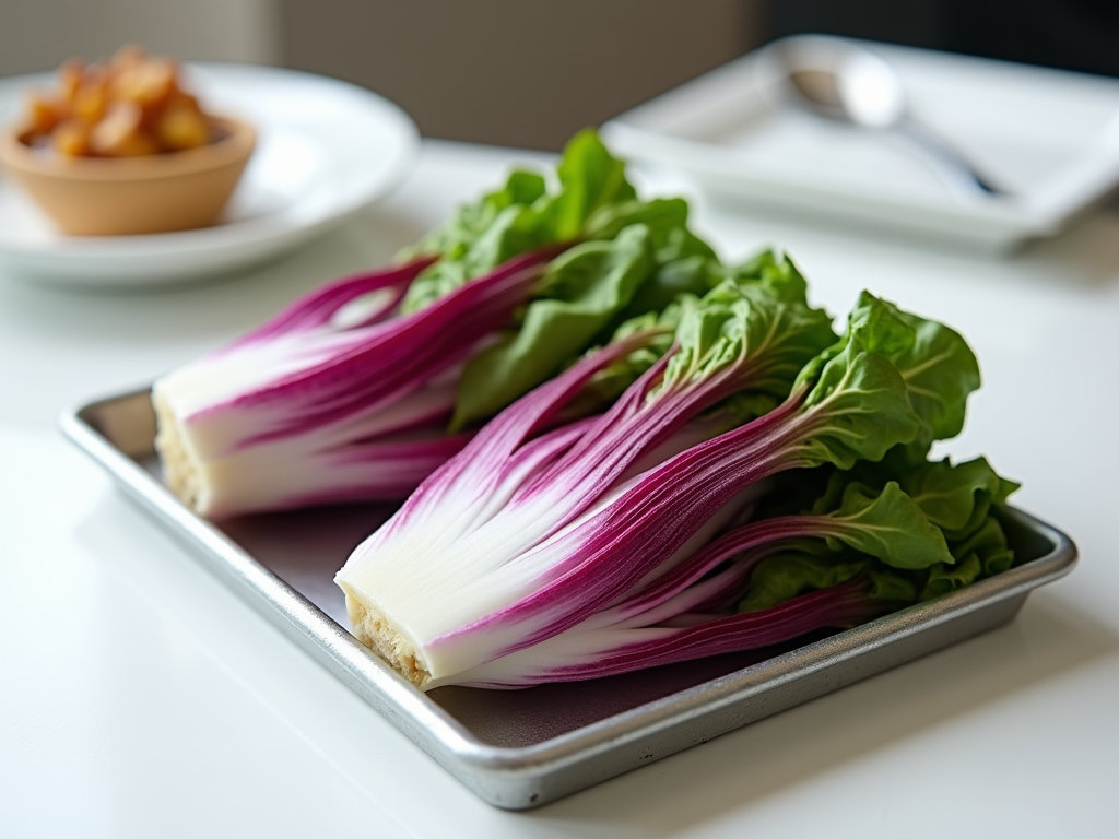 Fresh red radicchio head