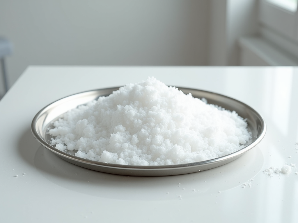 White crystalline powder of sorbitol