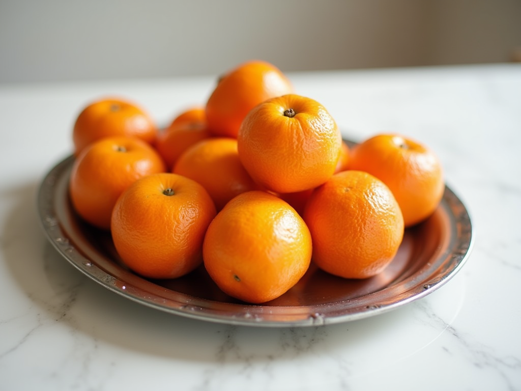 Fresh ripe tangerine fruit