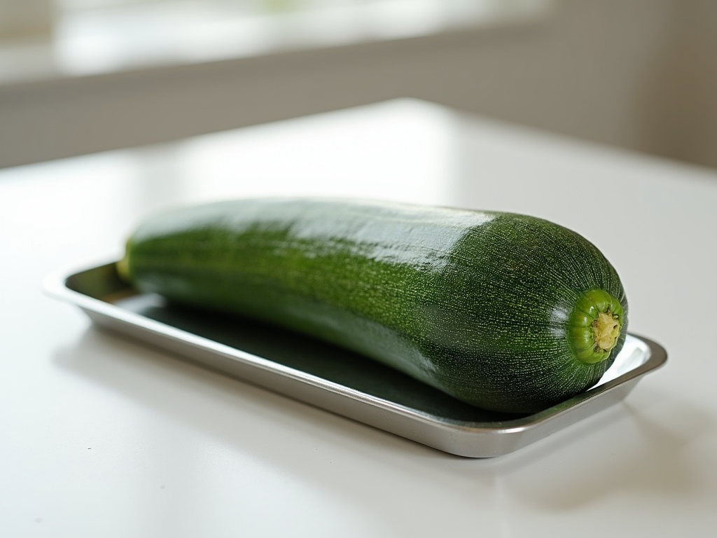 Fresh green zucchini